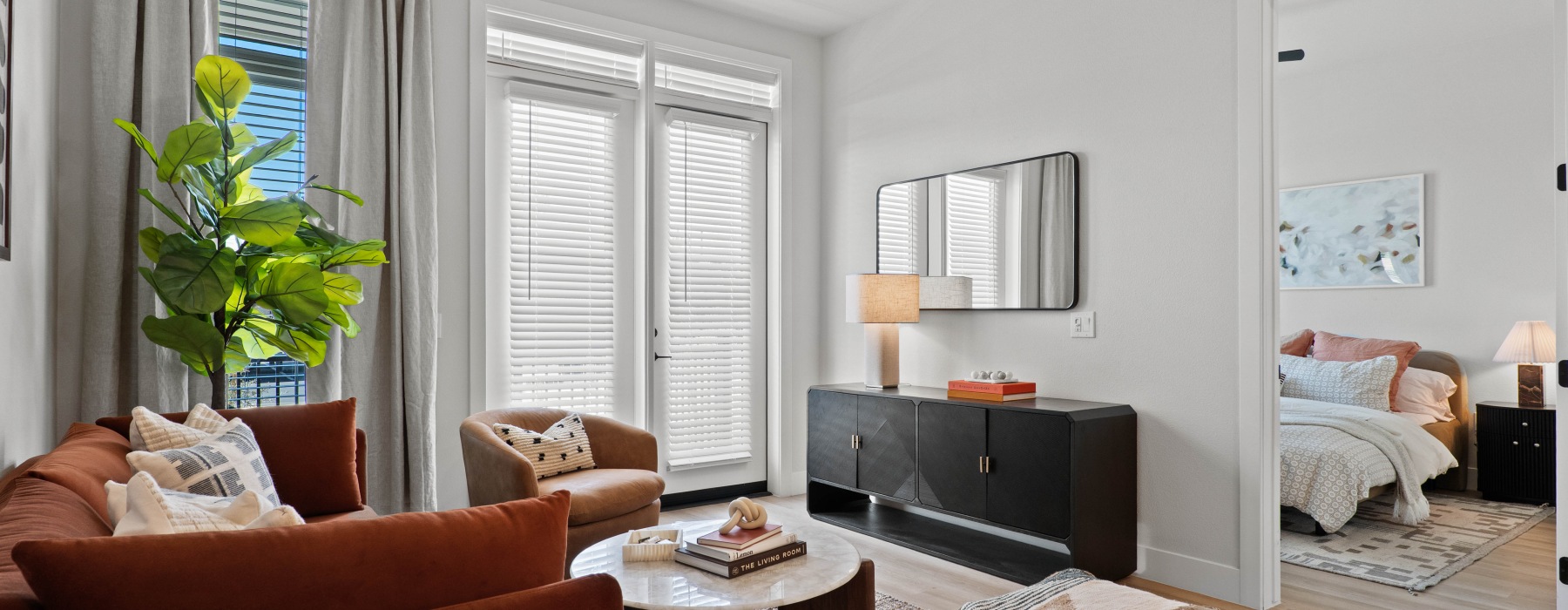 Living room in Gilbert, AZ apartment