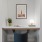Oak Color Scheme Built in Desk